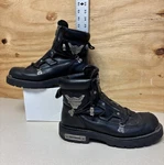 Harley Davidson Lea. Boots #91680 Brake Light Black Double Zipper Men 10 Us Pre-owned. Price: $69.39.
