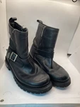 Milwaukee Motorcycle Leather Women Afterburner Boots Black Size 9 MB207 Flaw Pre-owned. Price: $45.99.