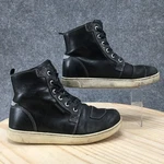 Harley Davidson Shoes Mens 11 Steinman Sneakers Black Leather Lace Up D96198 Pre-owned. Price: $67.49.