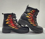 Womens Harley Davidson Leather Flame Boots 84211 Combat Motorcycle Biker 8.5 Pre-owned. Price: $75.00.