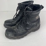 Harley Davidson Men Size 10 Boots 93074 Black Leather Zip Lace Motorcycle Biker Pre-owned. Price: $39.99.