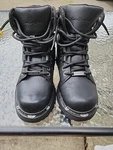 Harley Davidson Women's Combat Boots Black W/metal Logo Size 7.5 #D87056 See Pic Pre-owned. Price: $21.00.