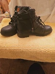 Milwaukee MBL9320 Women's Size 8 Motorcycle Boots With Side Zipper Pre-owned. Price: $55.00.