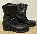 Sidi Lei Women Black Leather Motorcycle Boot Heel Touring Riding Street 40 Italy Pre-owned. Price: $35.18.