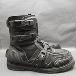 Icon Field Armor Boots Mens Size 14 Black Leather Motorcycle Riding Biker Pre-owned. Price: $74.99.