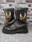 Harley Davidson Emroidered Logo Men Size Leather Black Boots 95359 No Laces Pre-owned. Price: $58.52.