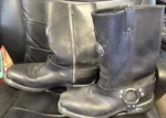 Harley Davidson Delinquent Willie G Skull Harness Leather Boots Mens 10.5 91229 Pre-owned. Price: $90.00.