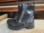 Milwaukee Motorcycle Clothing Black Leather Boots Womens 10C Dual Zipper MVB206 Pre-owned. Price: $40.00.