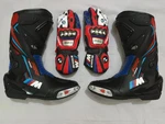 Bmw Motorcycle Racing Boots & Gloves Cowhide Leather Motorbike Riding Gear New. Price: $182.50.