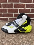 Alpinestars SMX-1 Vented V2 Motorcycle Boots Size 46 11.5 White Black Yellow Pre-owned. Price: $110.00.