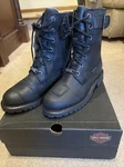 Nib Women's Harley Davidson Bremerton Black Motorcycle Boots 7.5 Waterproof New. Price: $190.00.