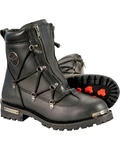 Milwaukee Leather Men's Twin Zipper Cap Toe Boot - Round MBM9075 New. Price: $159.99.