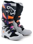 Alpinestars Tech 7 Mx Boots - Black/light Gray/fluorescent Orange Size 13 New. Price: $499.95.