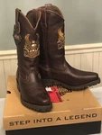 Harley Davidson Brown Leather Boots Men's Size Hondo Western Eagle #95261 New. Price: $125.30.