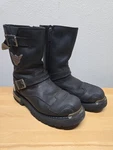 Harley-davidson Stroman 10.5" Tectuff D93521 Mens Black Motorcycle Boots 8.5 Pre-owned. Price: $64.97.