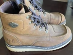 Harley-davidson Men's Hagerman Leather Motorcycle Wedge Boot 9, Scrubland Brown Pre-owned. Price: $79.99.