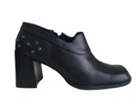 Harley Davidson 81347 Black Leather Block Heel Studded Biker Shoes Size 7.5 Pre-owned. Price: $69.99.