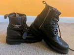 Harley Davidson Black Leather Boots Us Mens Size Buckle Zip Lace Up 95147 Pre-owned. Price: $52.49.