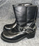 Harley-davidson Women's 7.5 Christa Black Harness Biker Motorcycle Boots D85298 Pre-owned. Price: $69.99.