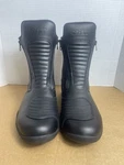 Bilt Pro Tourer Motorcycle Boots Black Leather Double Zip Men's Size 9 Pre-owned. Price: $65.00.