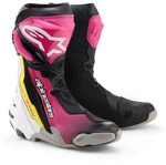 Alpinestars Supertech Boots - Black/magenta/white/yellow Us 10.5/EU 45 New. Price: $649.95.