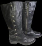 Harley Davidson Women's Black Leather Motorcycle Boot D83606 Sz 9 Us Pre-owned. Price: $85.00.
