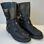 Harley Davidson Motorcycle Boots Stratus Harness 13 Riding 95143 Leather Zip Up Pre-owned. Price: $89.95.