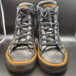 Harley-davidson Footwear Men's Nathan Vulcanized Sneaker Black/orange Size 8 Pre-owned. Price: $19.99.