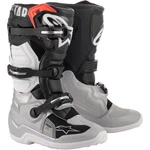 Alpinestars Tech 7S Youth Mx Boots - Black/silver/white/gold Size 5 New. Price: $249.95.