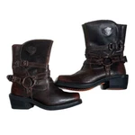 Harley-davidson Ingleside Women's Leather Motorcycle Boots D87092 Size 8.5 Pre-owned. Price: $84.99.