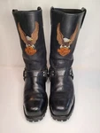 Harley-davidson Square Toe Eagle Oil Chemical Resistant Sierra Boots 9.5 11 Pre-owned. Price: $158.99.