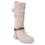 Milwaukee Leather Silver 12 Gauge Shell Medallion Boot Chain With Adjustable New. Price: $24.99.