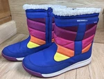Merrell Women Alpine Puffer Winter Waterproof Rainbow Snow Boots Sz 7 Runs Big Pre-owned. Price: $28.00.