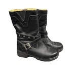 Milwaukee Motorcycle Clothing Co MVB241 Side Zip Black Leather Biker Boots 9B Pre-owned. Price: $35.99.