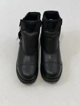 Milwaukee Leather Men's Black Clean Laceless Boots Double Zipper Entry New. Price: $120.00.