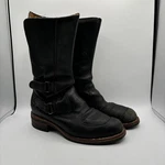 Chippewa Rally Biker Boot Men's 12 27862 Black Odessa Leather Hook & Loop Pre-owned. Price: $114.99.