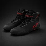 Alpinestars Motorcycle Riding Shoes Boots Black Red Men Size 8 Eu 40.5 Pre-owned. Price: $69.99.