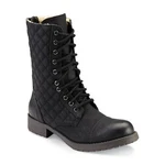 Joe Boxer Women's Atlas Black Quilted Mid-calf Fashion Combat Boots Shoes New. Price: $29.99.