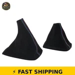 Priprilod Black Faux Suede Shift & Brake Boots For Bmw Series E36/E46 New. Price: $31.99.