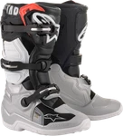 Alpinestars Youth Tech 7S Boots Mx Black/silver/white/gold Flo Sizes 2-8 New. Price: $279.95.