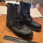 Harley-davidson D95264 Men's Leather Black Motorcycle Boots Shoes Size 12M Adult Pre-owned. Price: $74.99.