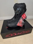 Alpinestars Supertech Boots - Black/black Us 7.5/EU 41 New. Price: $539.68.