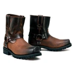 Milwaukee Leather Men's Easy Pull-on Motorcycle Boots, Two-tone Brown New. Price: $160.00.