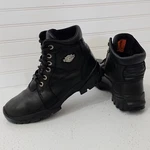 Harley Davidson 84299 Black Leather Biker Motorcycle Boot Women 9.5 Ankle High Pre-owned. Price: $70.16.