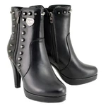 Milwaukee Leather MBL9440 Women's Black Spiked Fashion Boots W/ Side Zippers New. Price: $89.99.