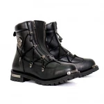 Hot Leathers BTM1009 Men's Black 7-INCH Lace Up Boots With Zipper New. Price: $159.95.