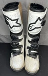 Alpinestars Tech 6, Youth Motocross Atv Boots Size 5Y White/black Pre-owned. Price: $99.00.
