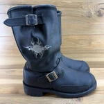 Harley Davidson Conductor Logger Boots Mens 11.5 Black Leather Moto Biker Riding Pre-owned. Price: $99.88.