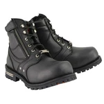 Milwaukee Leather MBM9050W Men's "wide Width" Black 6-INCH Lace-up Biker Boots New. Price: $129.99.