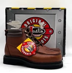 Justin Boots WK910 Men's New Safety-toe Work Brown Multiple Sizes. Price: $129.99.